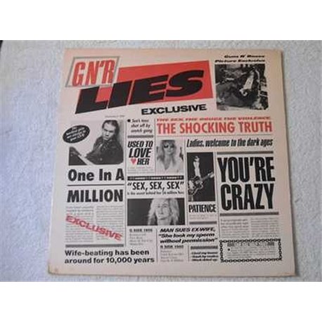 Guns n Roses - G N' R Lies -  Live ?!*@ Like A Suicide Vinyl LP Record For Sale
