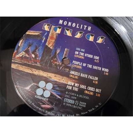 Kansas - Monolith LP Vinyl Record For Sale