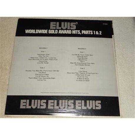 Elvis - Worldwide Gold Award Hits Parts 1 And 2 LP Set For Sale