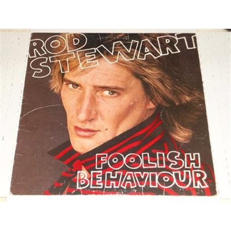 Rod Stewart - Foolish Behaviour With Poster LP For Sale