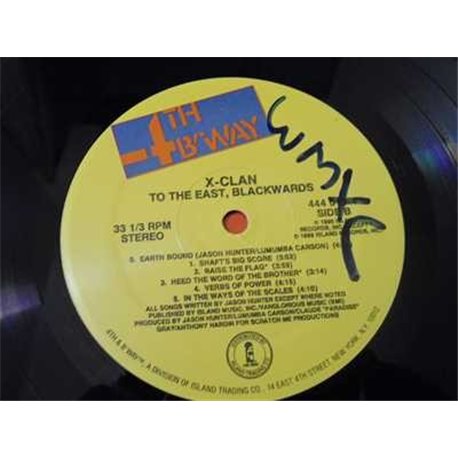 X Clan - To The East, Blackwards LP Vinyl Record For Sale