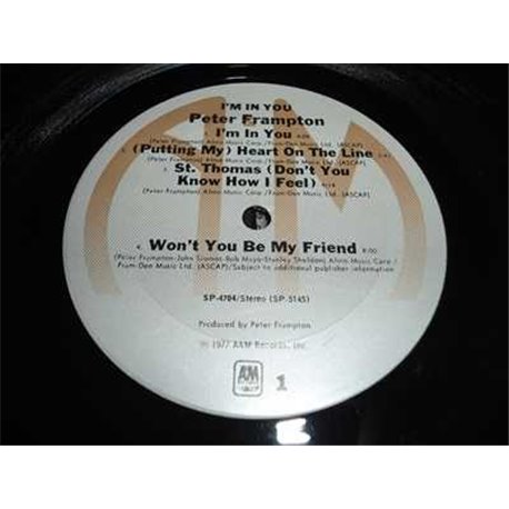 Peter Frampton - Im In You Vinyl LP Record For Sale