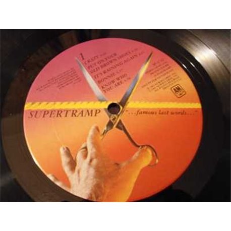 Supertramp - Famous Last Words Vinyl LP Record For Sale