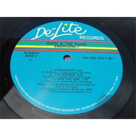 Kool And The Gang - Emergency LP Vinyl Record For Sale