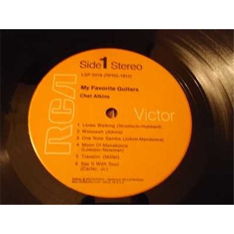 Chet Atkins - My Favorite Guitars Vinyl LP Record For Sale