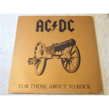 AC/DC - For Those About To Rock Vinyl LP Record For Sale