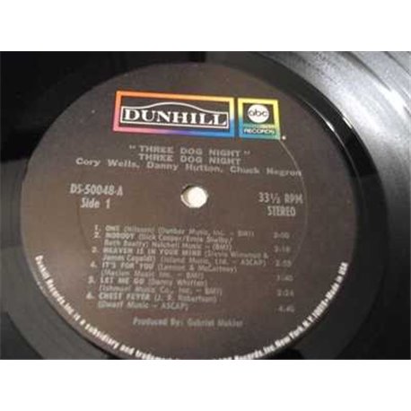 Three Dog Night - Self Titled "ONE" Vinyl LP Record For Sale