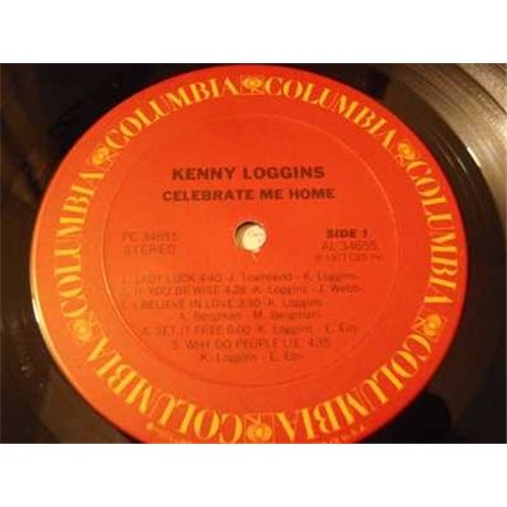 Kenny Loggins - Celebrate Me Home LP Vinyl Record For Sale