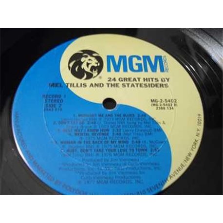 Mel Tillis - 24 Great Hits 2xLP Vinyl Record For Sale