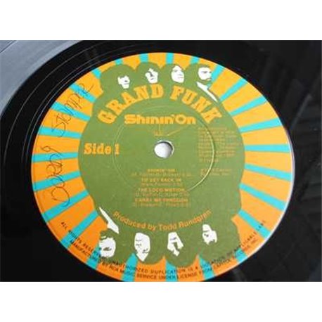 Grand Funk - Shinin' On LP Vinyl Record For Sale