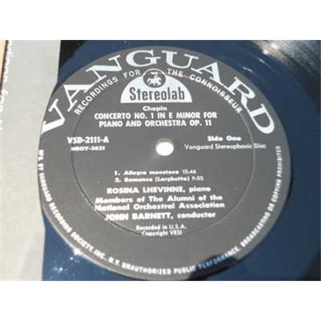 Rosina Lhévinne - Chopin / Schumann LP Vinyl Record For Sale
