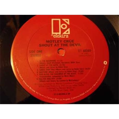 Motley Crue - Shout At The Devil LP Vinyl Record For Sale