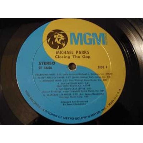 Michael Parks - Closing The Gap LP Vinyl Record For Sale