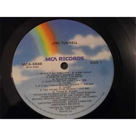 Jimi Tunnell - Self Titled LP Vinyl Record For Sale