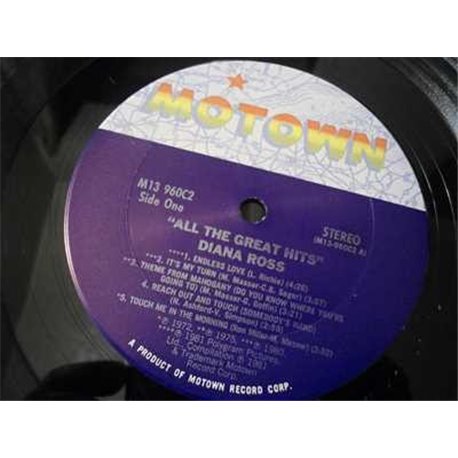 Diana Ross - All The Great Hits 2xLP Vinyl Record For Sale