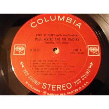 Paul Revere & The Raiders - Hard 'N' Heavy LP Vinyl Record For Sale
