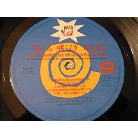 The J Geils Band - You're Gettin' Even LP Vinyl Record For Sale
