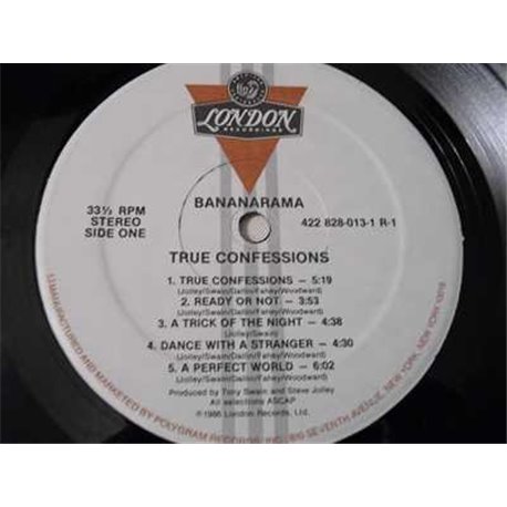 Bananarama - True Confessions LP Vinyl Record For Sale