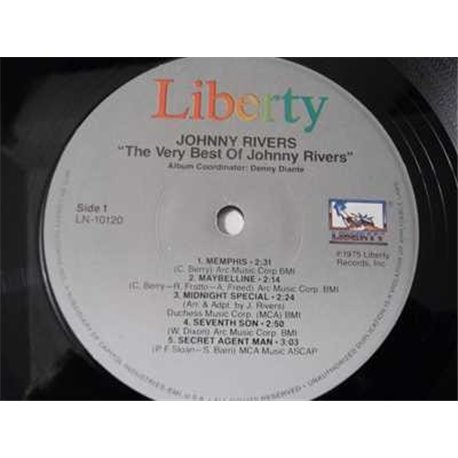 Johnny Rivers - The Very Best Of LP Vinyl Record For Sale