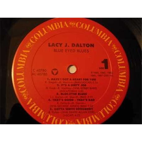 Lacy J Dalton - Blue Eyed Blues LP Vinyl Record For Sale