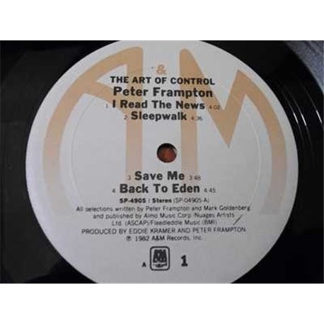 Peter Frampton - The Art Of Control LP Vinyl Record For Sale