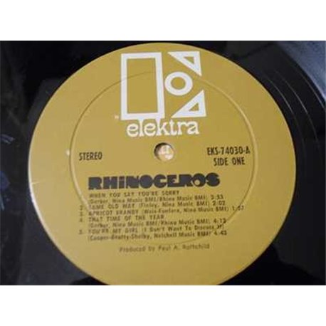 Rhinoceros - Self Titled LP Vinyl Record For Sale