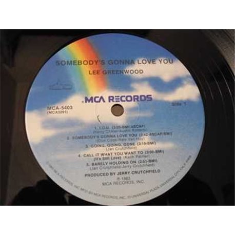Lee Greenwood - Somebody's Gonna Love You LP Vinyl Record For Sale