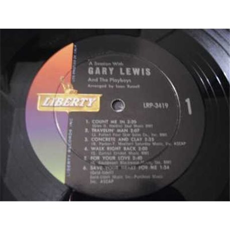 Gary Lewis And The Playboys - A Session With LP Vinyl Record For Sale