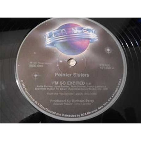 Pointer Sisters - I'm So Excited! 12" Single Vinyl Record For Sale