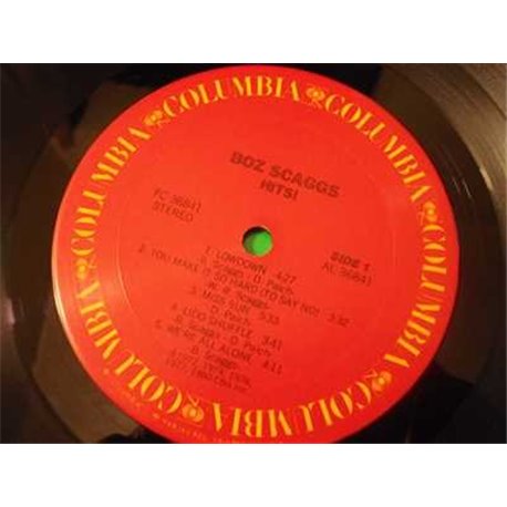 Boz Scaggs - Hits! LP Vinyl Record For Sale