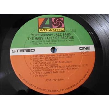 Turk Murphy Jazz Band - The Many Faces Of Ragtime LP Vinyl Record For Sale