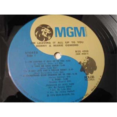 Marie Osmond - In My Little Corner Of The World LP Vinyl Record For Sale