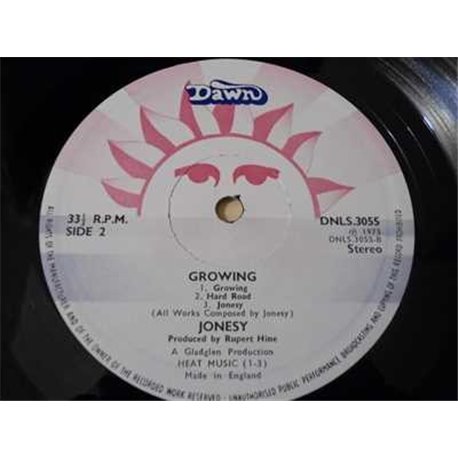 Jonsey - Growing LP Vinyl Record For Sale