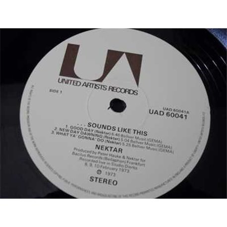 Nektar - Sounds Like This LP Vinyl Record For Sale