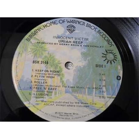 Uriah Heep - Innocent Victim LP Vinyl Record For Sale