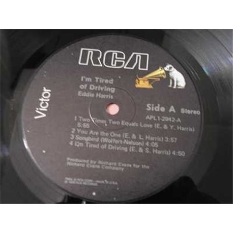 Eddie Harris - I'm Tired Of Driving PROMO LP Vinyl Record For Sale