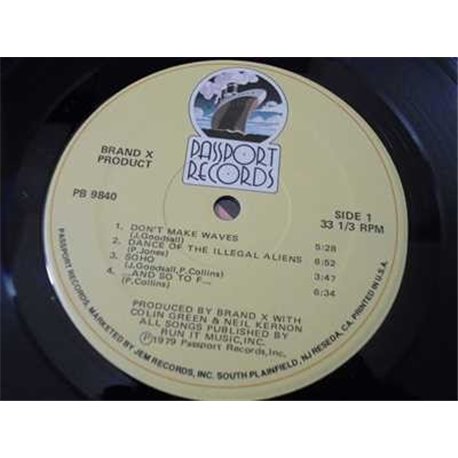 Brand X - Product LP Vinyl Record For Sale