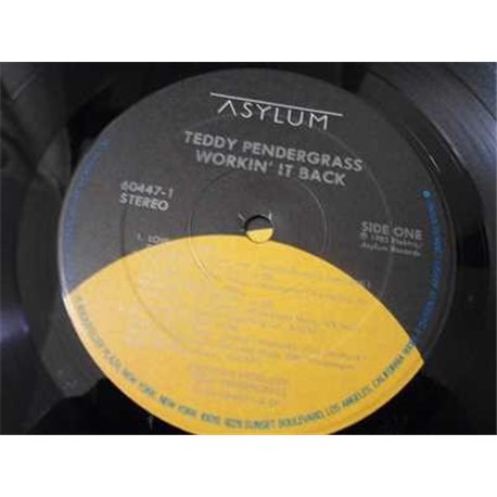 Teddy Pendergrass - Workin' It Back LP Vinyl Record For Sale