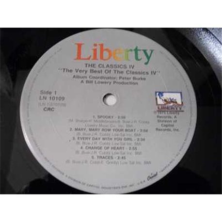 Classics IV - The Very Best Of Classics IV LP Vinyl Record For Sale