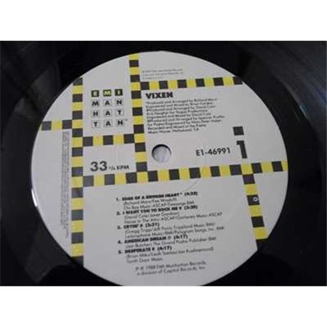 Vixen - Self Titled LP Vinyl Record For Sale