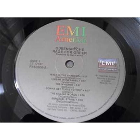 Queensryche - Rage For Order LP Vinyl Record For Sale
