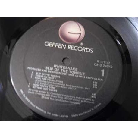 Whitesnake - Slip Of The Tongue LP Vinyl Record For Sale
