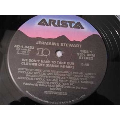Jermaine Stewart - We Don't Have To Take Our Clothes Off LP Vinyl Record For Sale