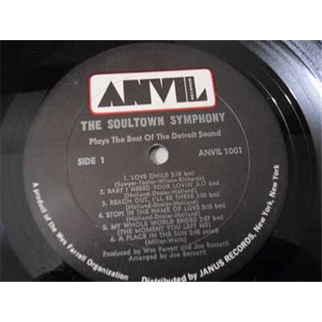 The Soultown Symphony - Plays The Best Of The Detroit Sound LP Vinyl Record For Sale