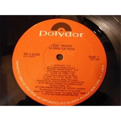 Gloria Gaynor - Love Tracks LP Vinyl Record For Sale