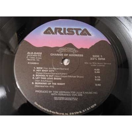 Krokus - Change Of Address LP Vinyl Record For Sale