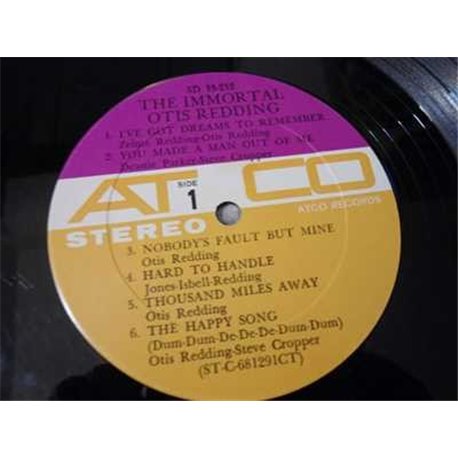 Otis Redding - The Immortal LP Vinyl Record For Sale