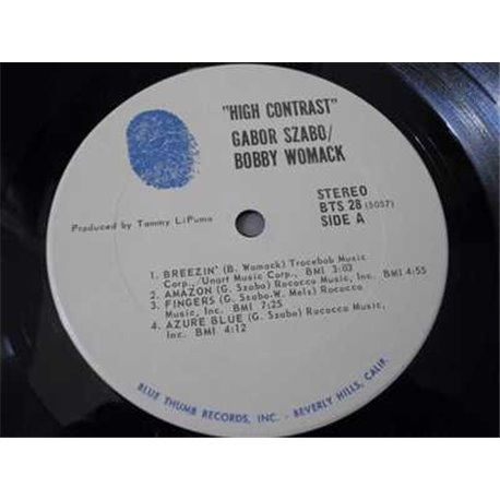 Gabor Szabo - High Contrast LP Vinyl Record For Sale