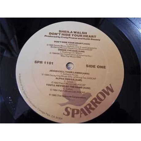 Sheila Walsh - Don't Hide Your Heart LP Vinyl Record For Sale