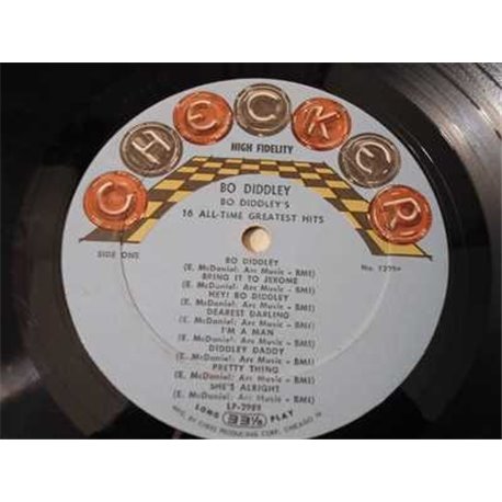 Bo Diddley - 16 All-Time Greatest Hits LP Vinyl Record For Sale